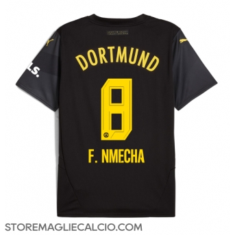 Borussia Dortmund Felix Nmecha #8 Maglia Gara Trasferta Repliche 2024-25
